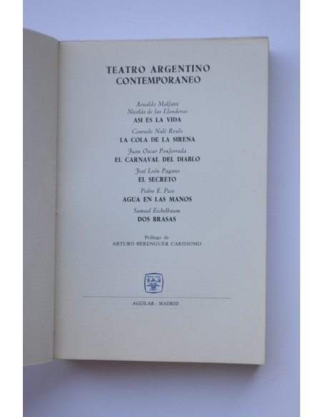 Teatro argentino contemporáneo
