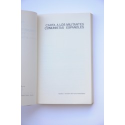 Carta a los comunistas españoles y otras cartas ( a... 2