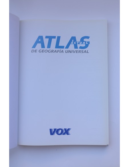 Atlas actúal de geografía universal VOX