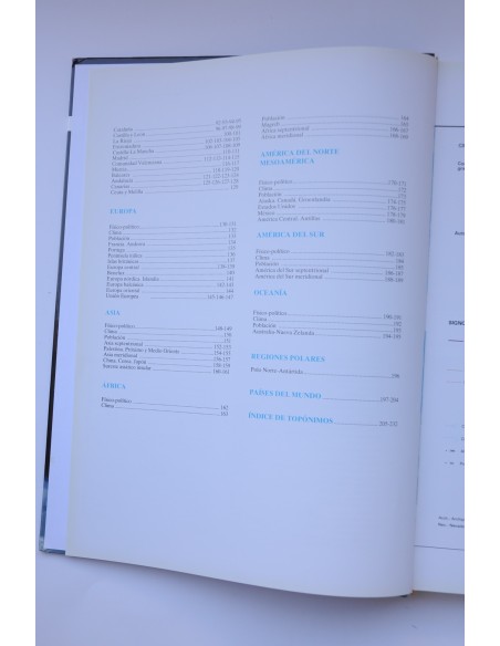 Atlas actúal de geografía universal VOX