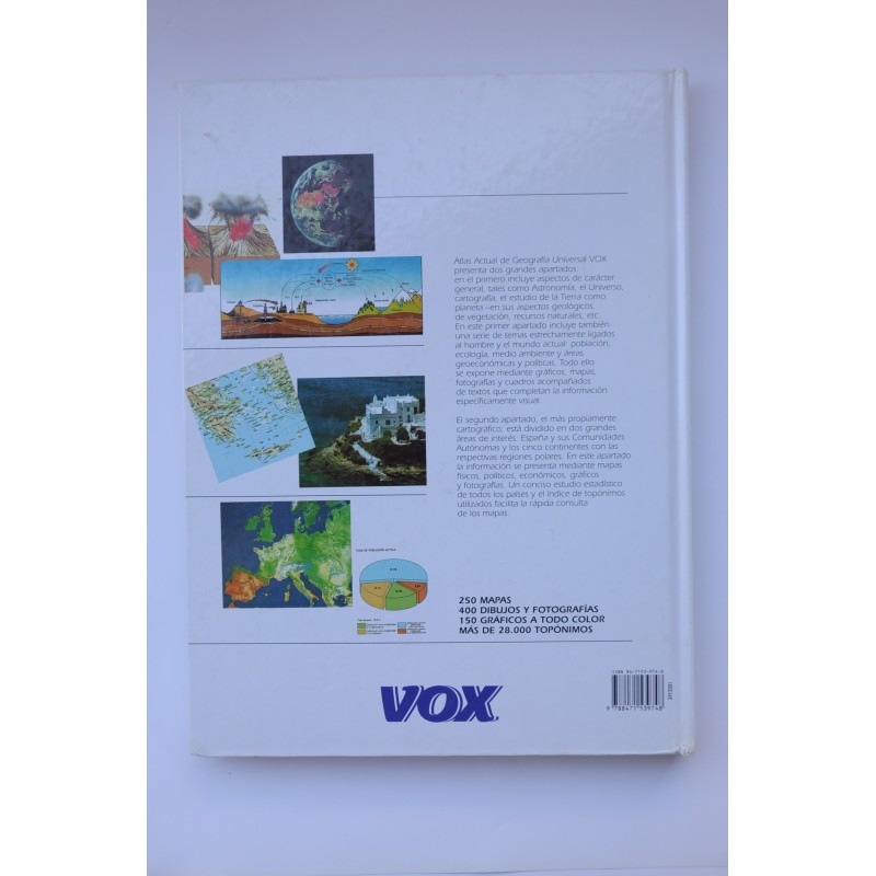 Atlas actúal de geografía universal VOX