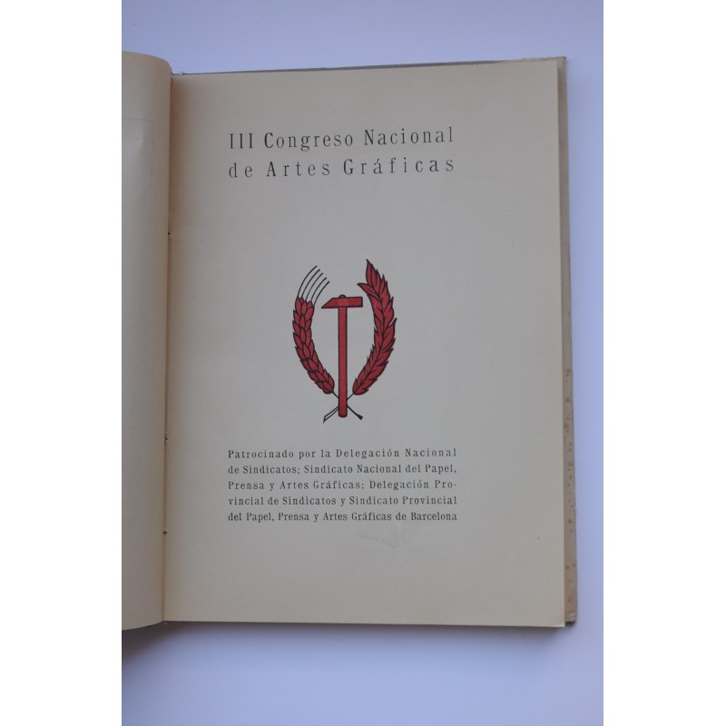 III Congreso Nacional de Artes Gráficas :...