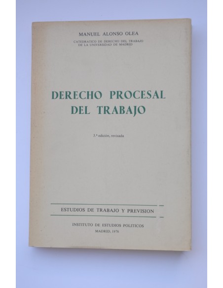 Derecho procesal del trabajo