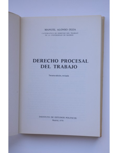 Derecho procesal del trabajo