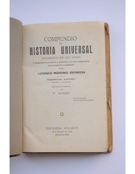 Compendio de historia universal