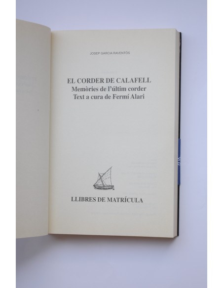 El corder de Calafell. Memòries de l'ultim corder