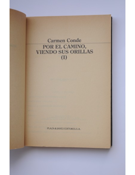 Por el camino, viendo sus orillas. I