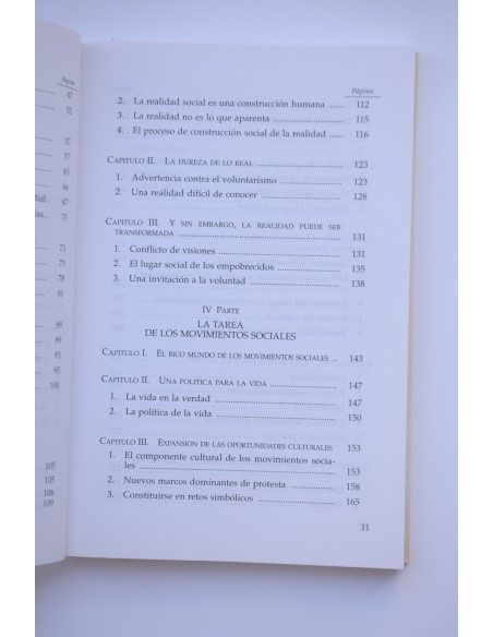 Movimientos sociales y alternativas de sociedad