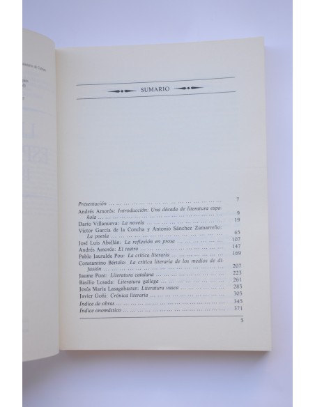 Letras españolas, 1976 - 1986