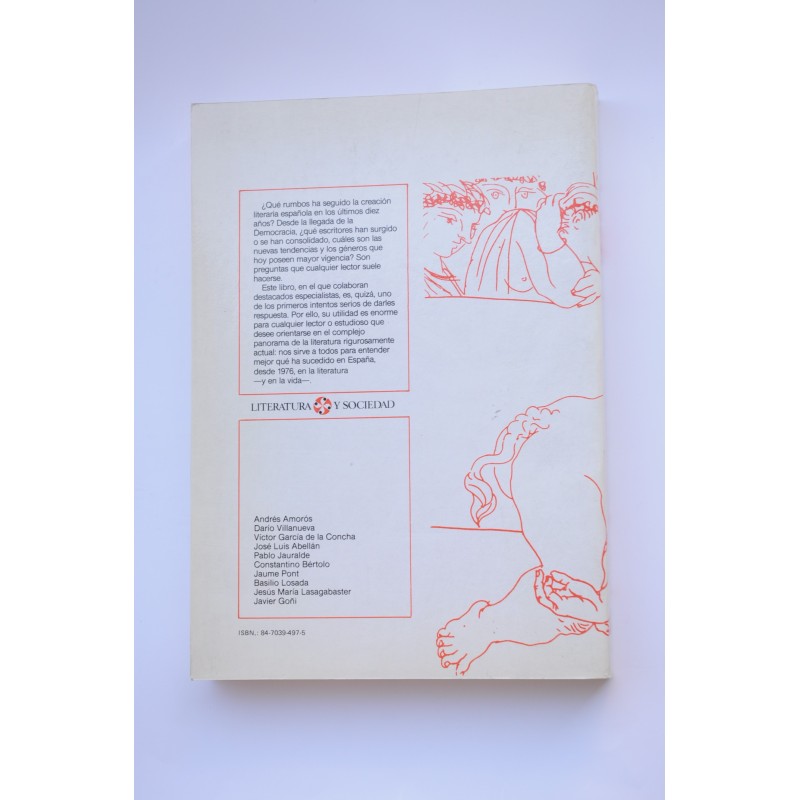 Letras españolas, 1976 - 1986