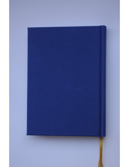 Libreta Artesana Azul intenso. Papel blanco