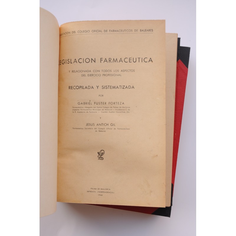 Legislación farmacéutica española y relacionada...