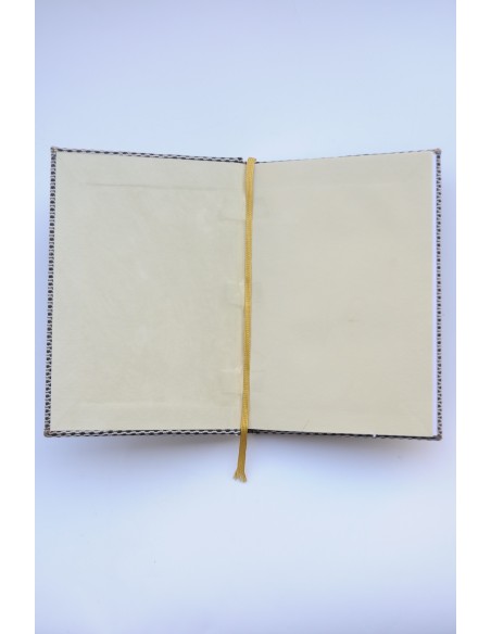 Libreta Artesana Cuadrado Moaré