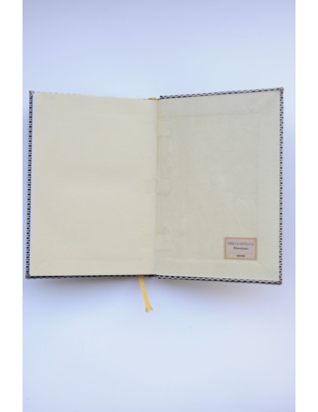 Libreta Artesana Cuadrado Moaré