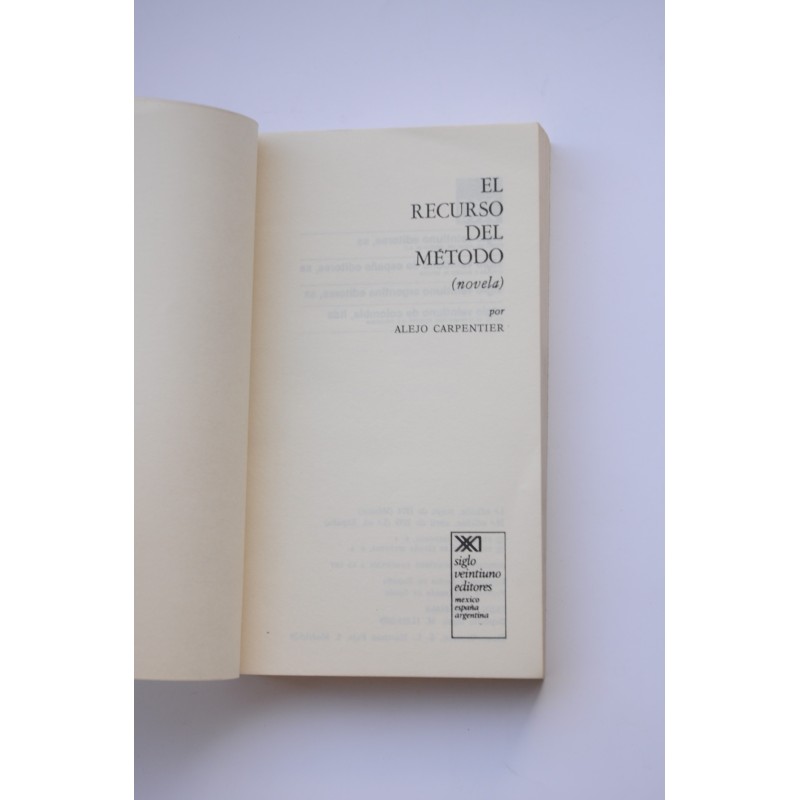 El recurso del método