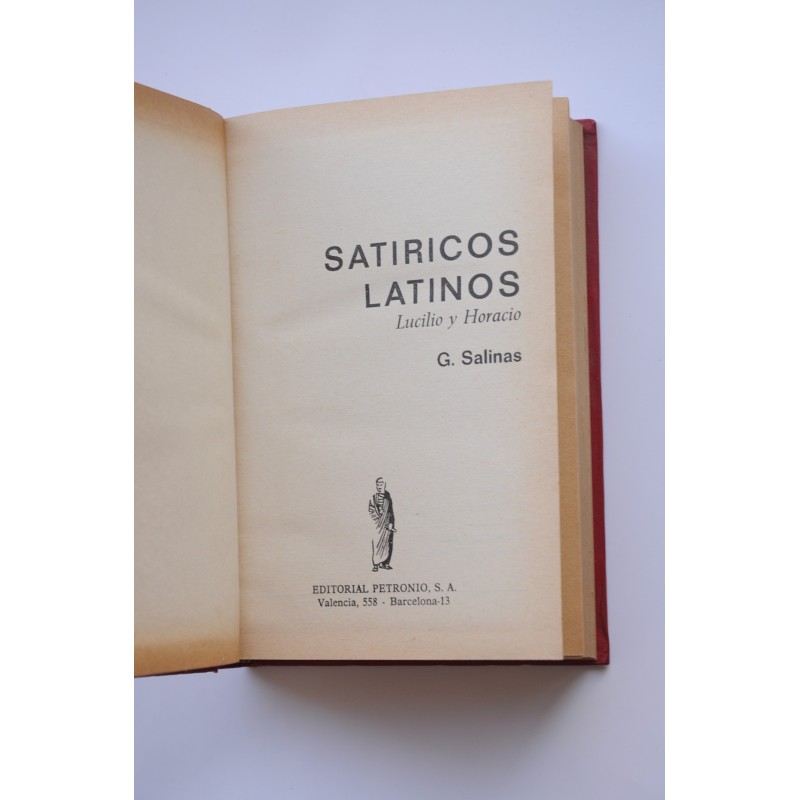 Fausto. Satíricos Latinos. La casa de los muertos