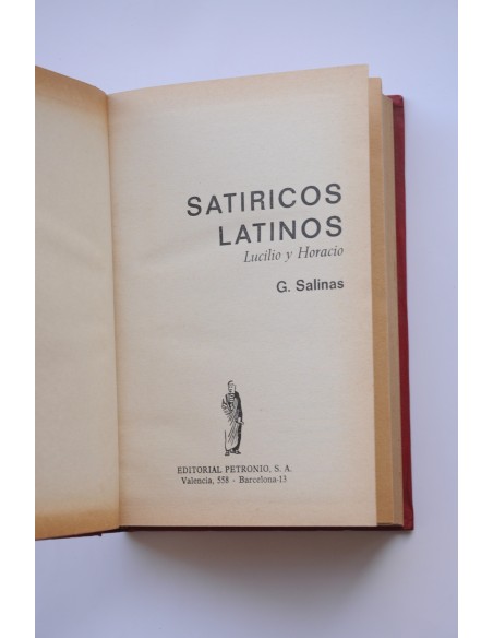 Fausto. Satíricos Latinos. La casa de los muertos