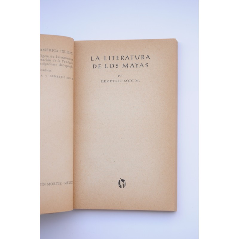 La literatura de los Mayas