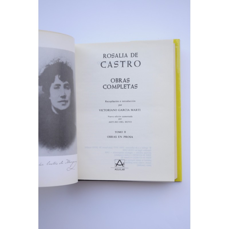 Rosalía de Castro. Obras Completas. Tomo II. Prosa