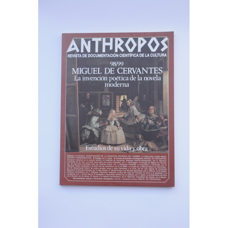 Anthropos. Revista de documentación científica de la cultura. Nº 98 / 99, julio - agosto 1989