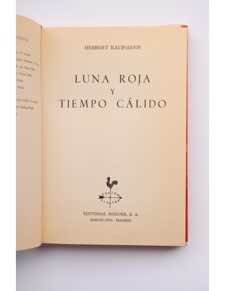 Luna roja y tiempo cálido