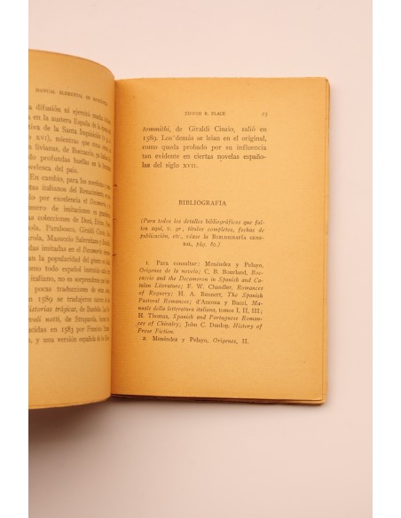 Manual elemental de novelística española