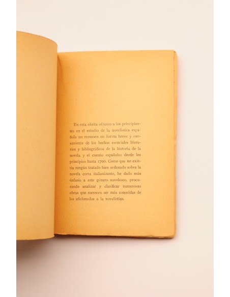 Manual elemental de novelística española