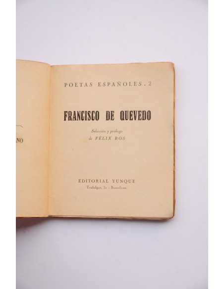 Francisco de Quevedo. Poesía