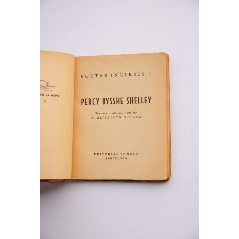 Percy Bysshe Shelley. Poesía