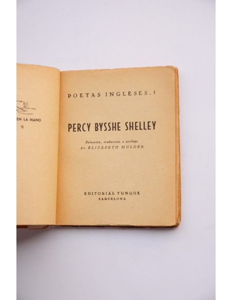 Percy Bysshe Shelley. Poesía