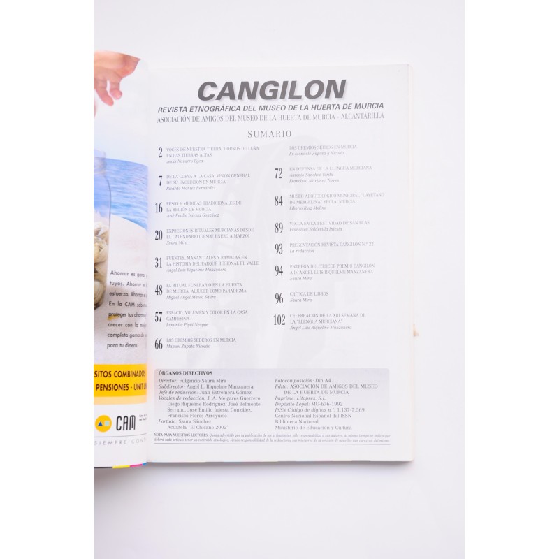 Cangilón : revista etnográfica del Museo de la...