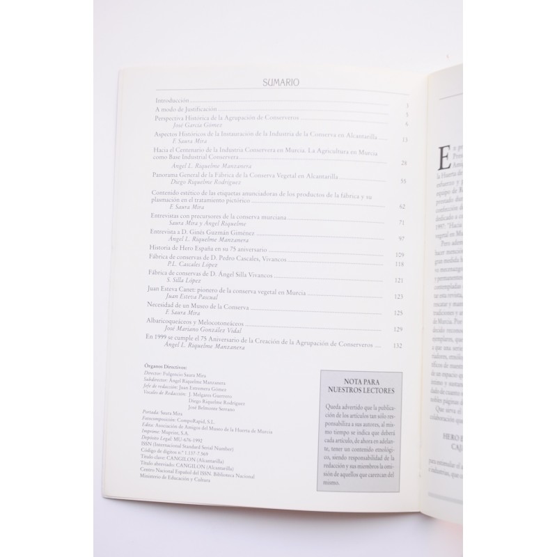 Cangilón : revista etnográfica del Museo de la...