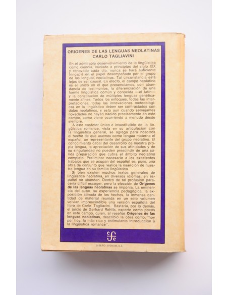 Orígenes de las lenguas neolatinas. Introducción a la filología romance