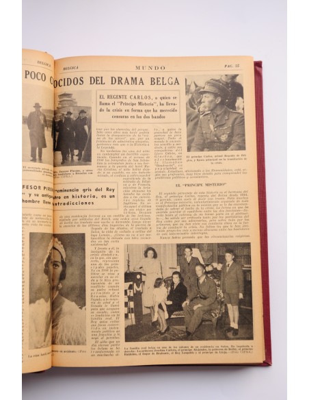 Mundo : revista semanal de política exterior y economía.-- Nº 522 (7 mayo de 1950), Nº 358 (27 de agosto 1950)