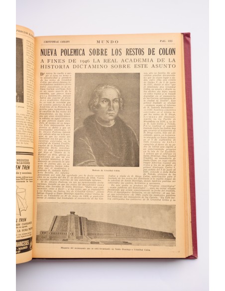 Mundo : revista semanal de política exterior y economía.-- Nº 522 (7 mayo de 1950), Nº 358 (27 de agosto 1950)