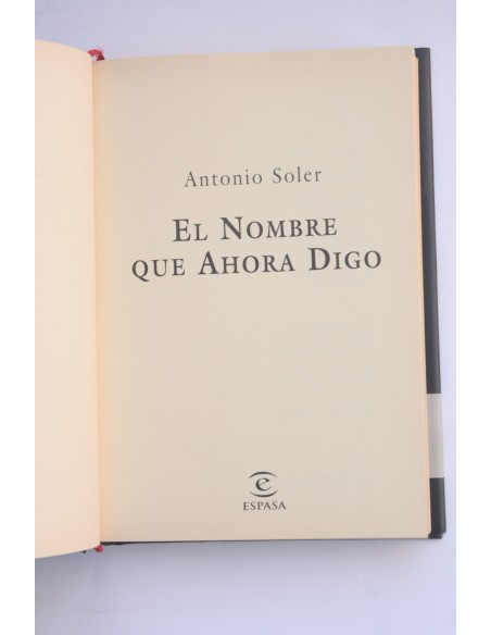 El nombre que ahora digo