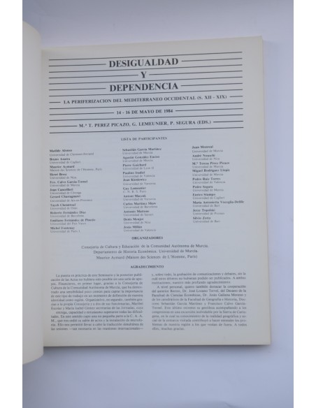 AREAS : revista de ciencias sociales. Desigualdad y depencia : la periferización del Mediterraneo occidental, S. XII-XIX