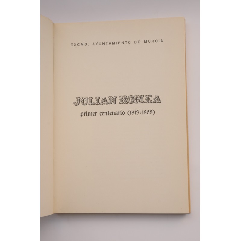 Julián Romea : primer centenarío (1813-1968)