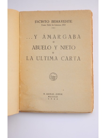 ...Y amargaba , Abuelo y nieto , La última carta