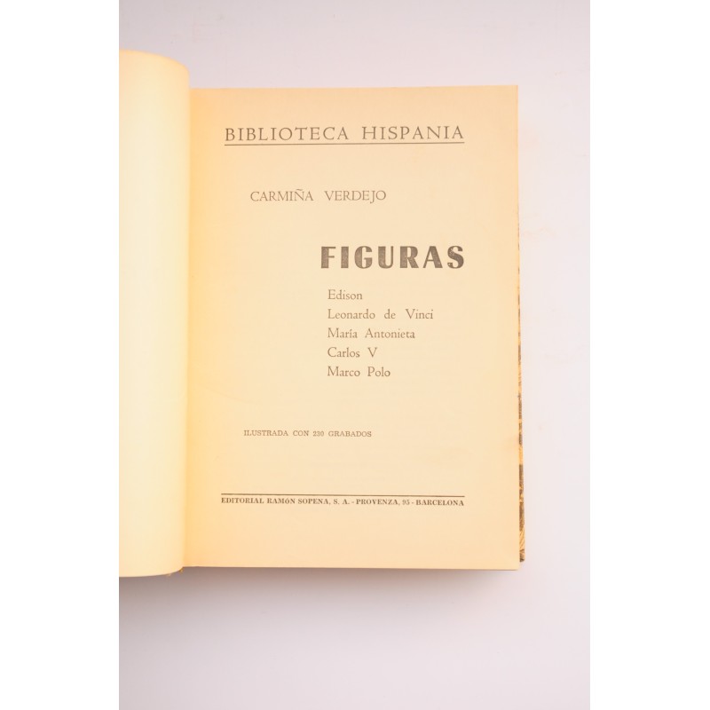 Figuras : Edison, Leonardo De Vinci, María...