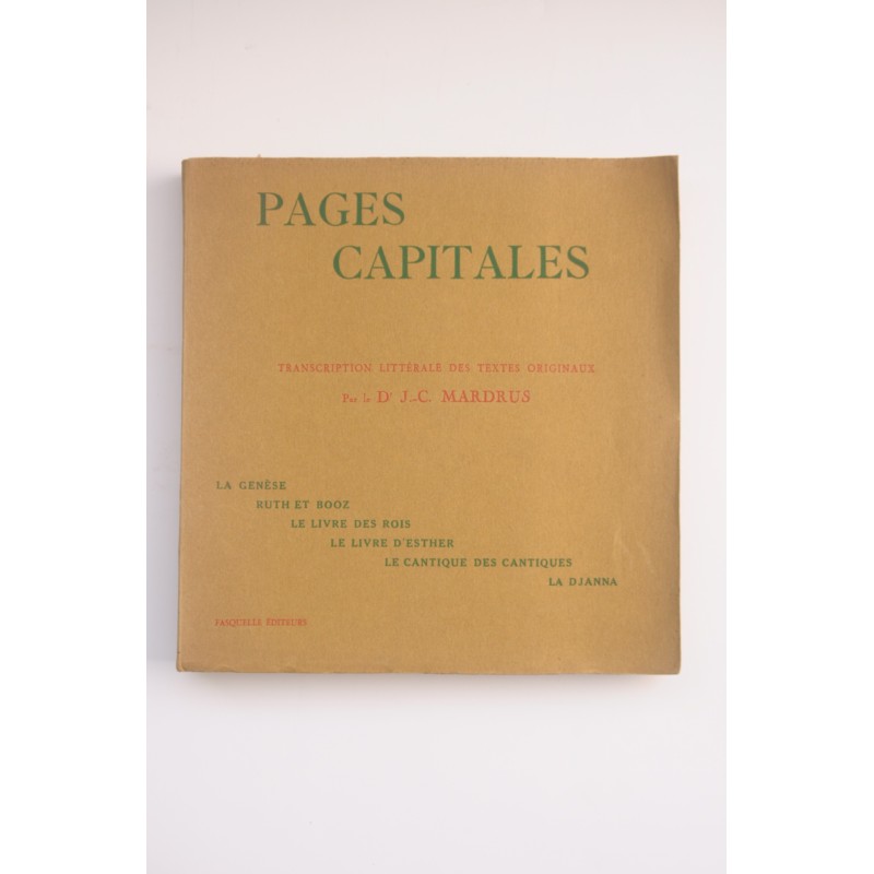 Pages capitales