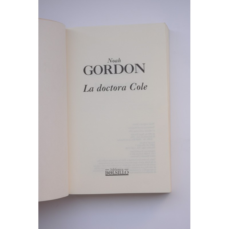 La doctora Cole