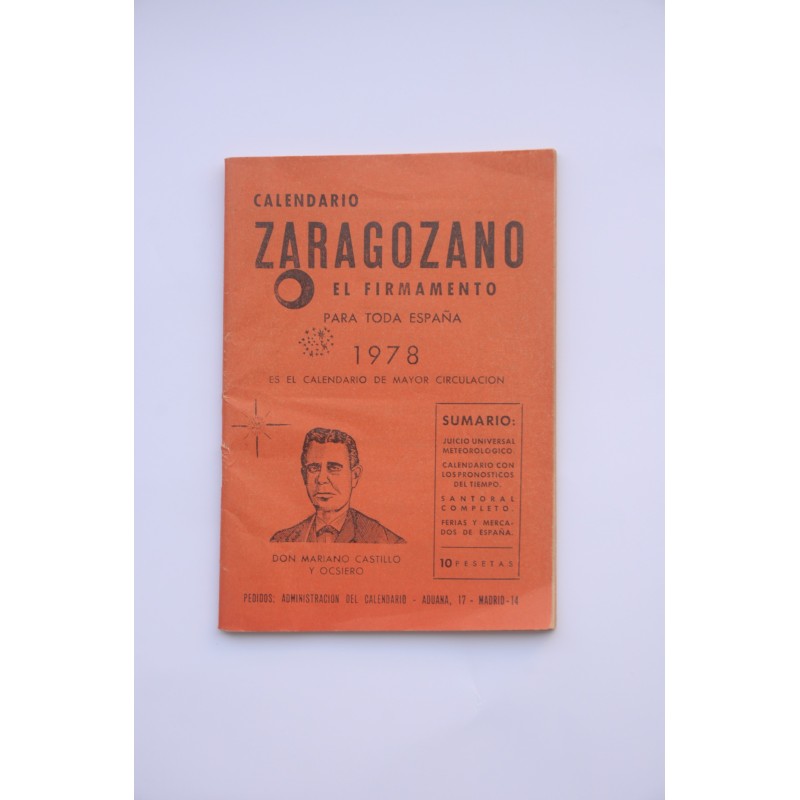Calendario Zaragozano. 1978