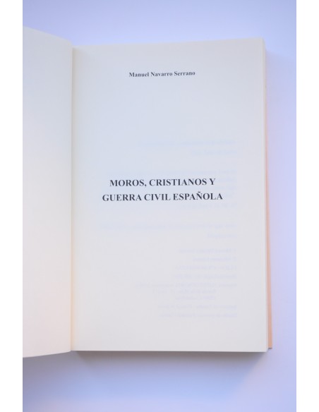 Moros, Cristianos y Guerra Civil Española