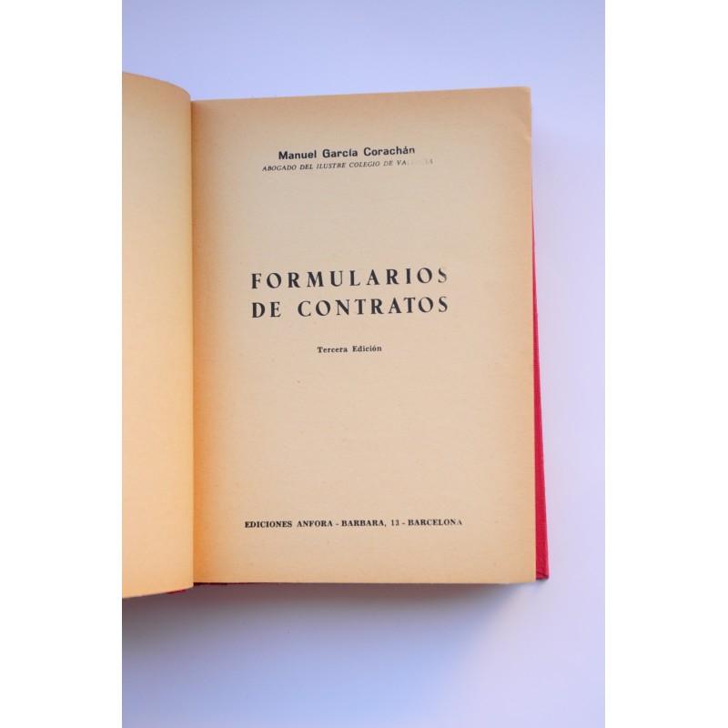 Formularios de contratos