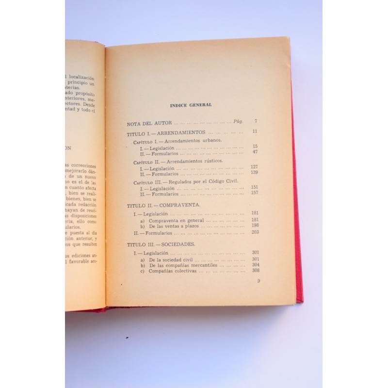 Formularios de contratos