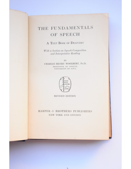 The fundamentals of speech : a text book of delivery