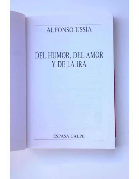 Del humor, del amor y de la ira
