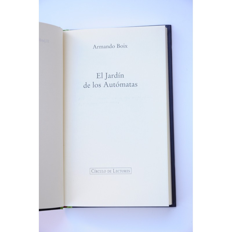 El jardín de los autómatas