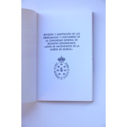 Ordenanzas y costumbres de la Huerta de Murcia 2